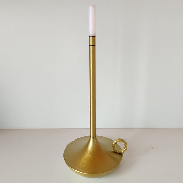 lampe-de-table-doree-bougie